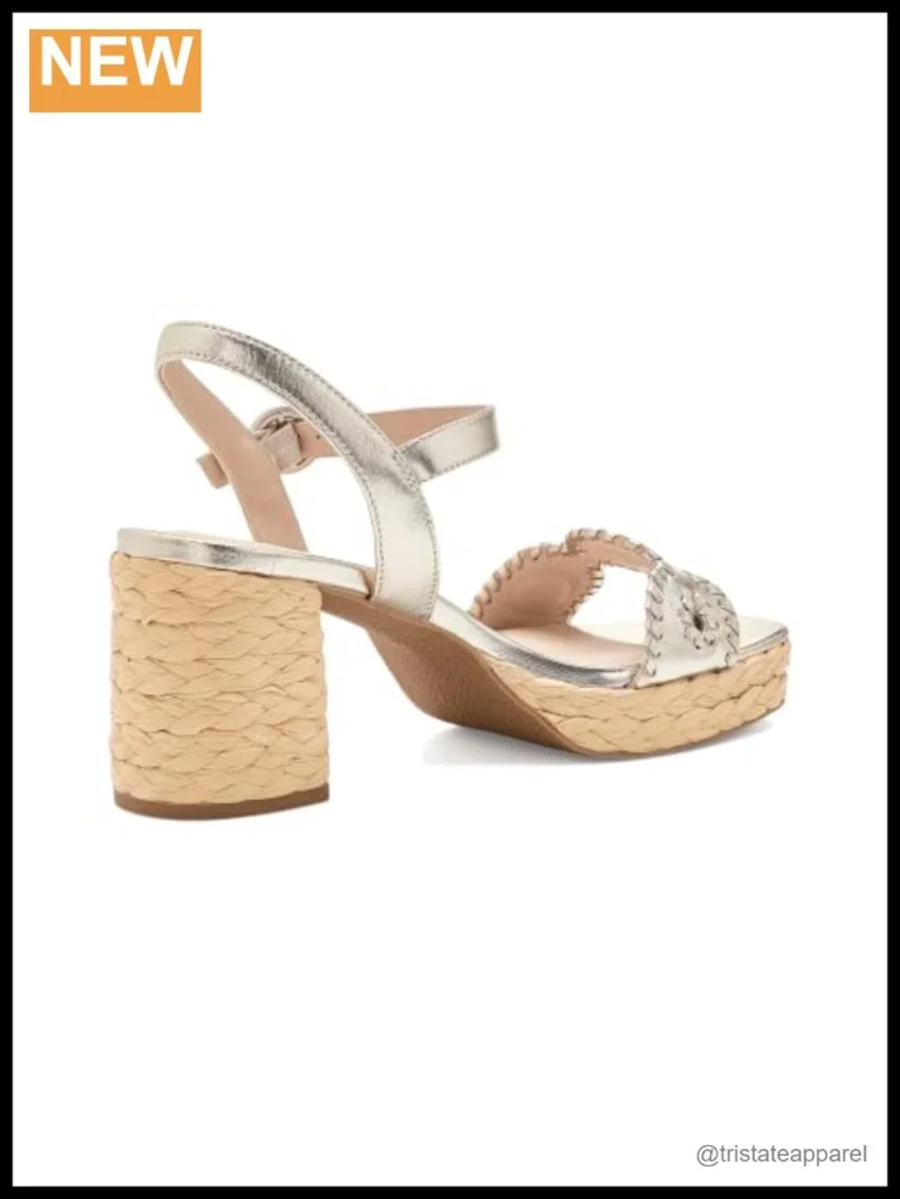 Laurin Platform Leather Sandal Buckle Ankle Strap Casual Open Toe